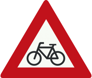 عبور دوچرخه سوار