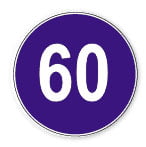 حداقل سرعت 60 کیلومتر