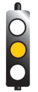 چراغ چشمک‌ زن زرد