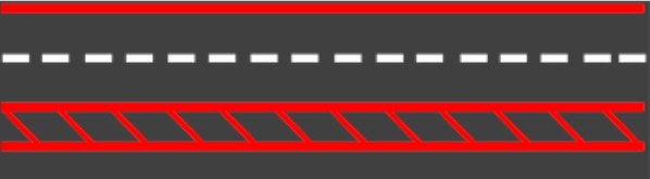 خطوط پارک مورب