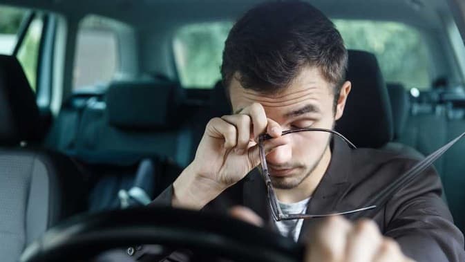 خواب‌ آلودگی راننده